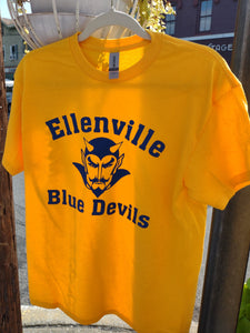 Ellenville Blue Devils Shirt Gold