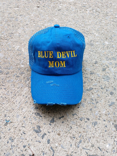 Blue Devil Mom Hat
